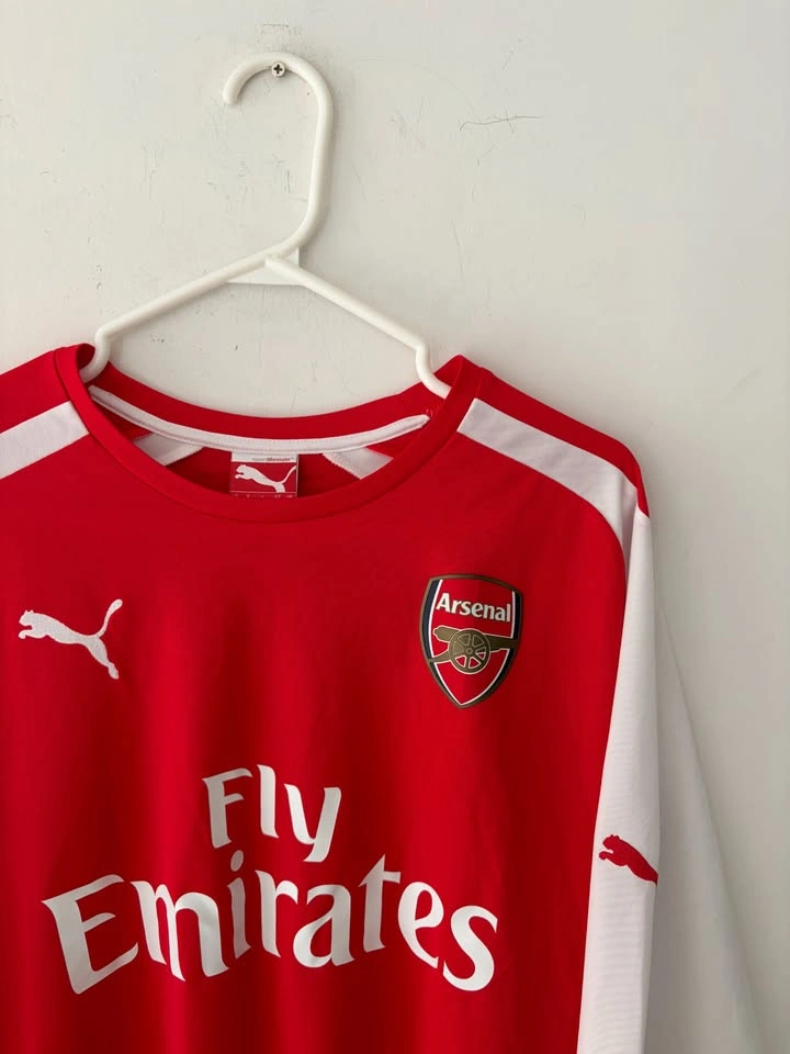 Puma Arsenal Home Long Sleeve Soccer Jersey Size L - photo 2