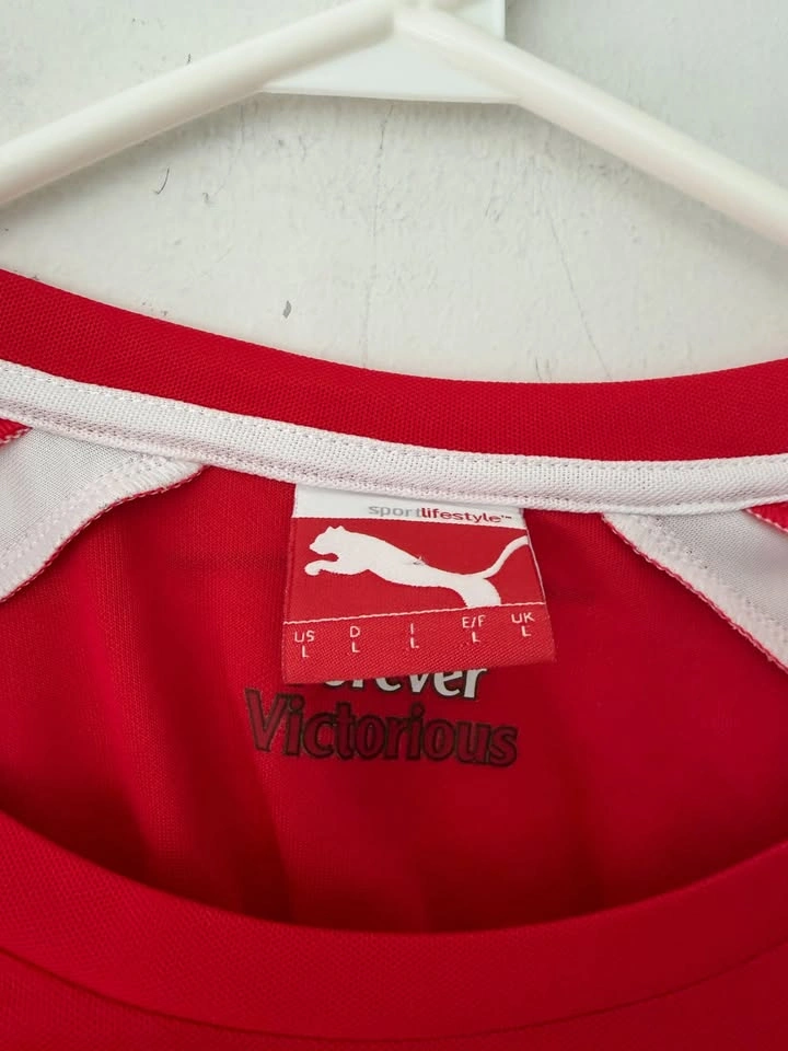 Puma Arsenal Home Long Sleeve Soccer Jersey Size L - photo 3