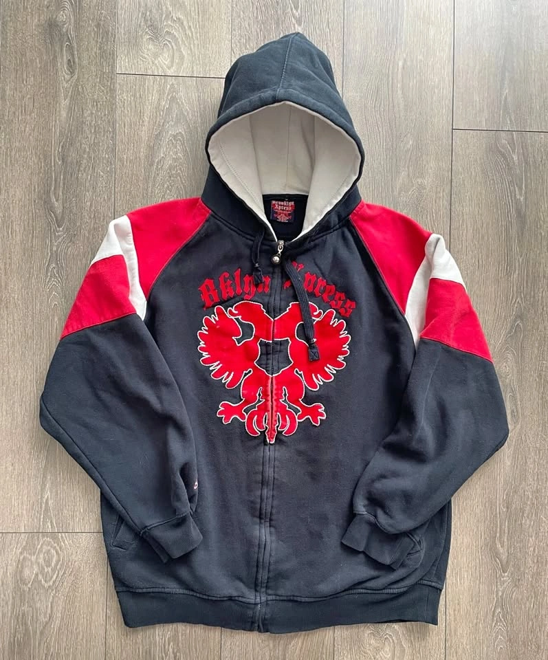 Vintage Brooklyn Xpress Full Zip Hoodie Size XXL