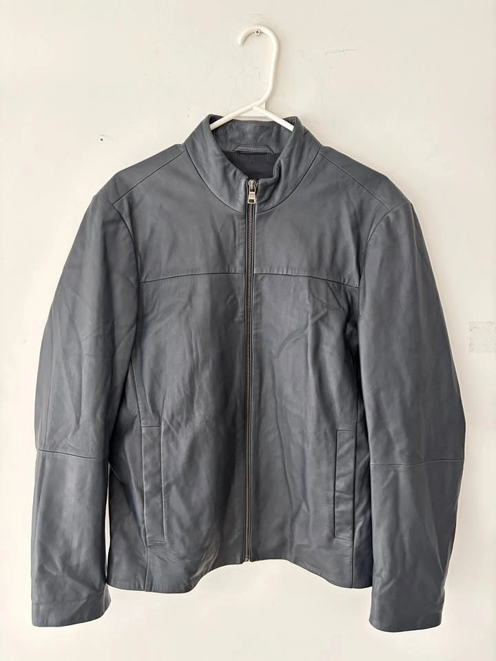 Hugo Boss Finest Sheep Nappa Leather Jacket Size M