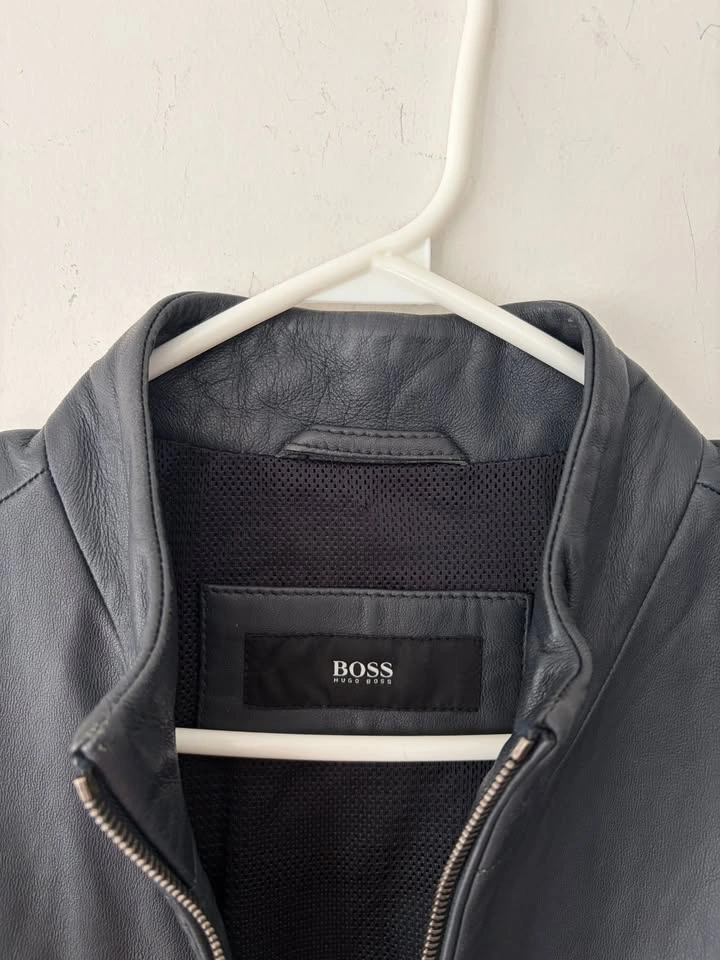 Hugo Boss Finest Sheep Nappa Leather Jacket Size M - photo 4