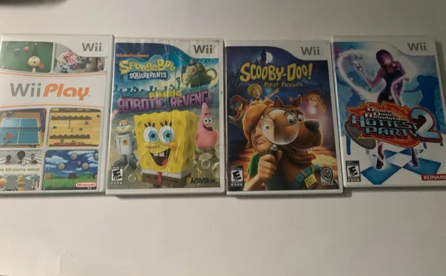 Wii with games /a hdmi adapter image indicator(5)