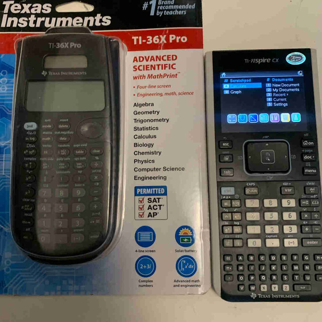 Texas Instruments graphing Calculators