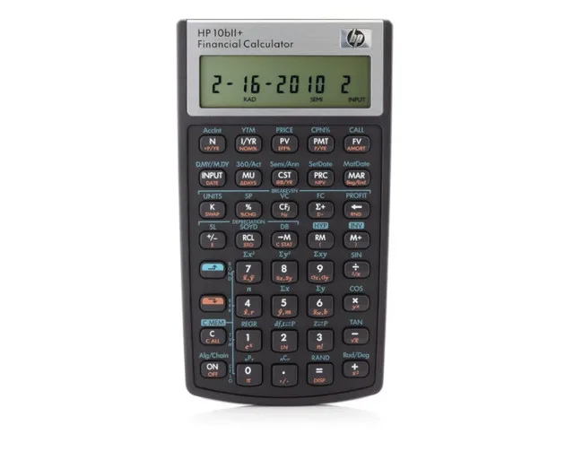 New HP 10BII+ Financial Calculator image indicator(2)