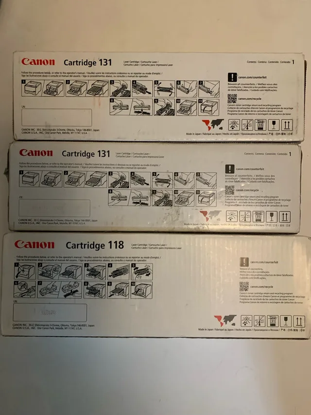 Canon Toner Cartridges image indicator(2)