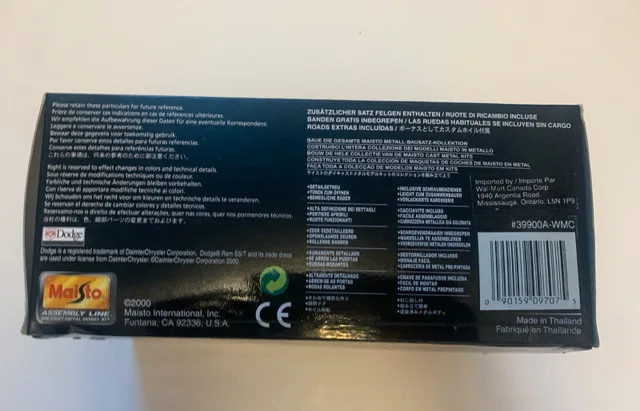 Maisto Dodge Ram Model Kit image indicator(5)