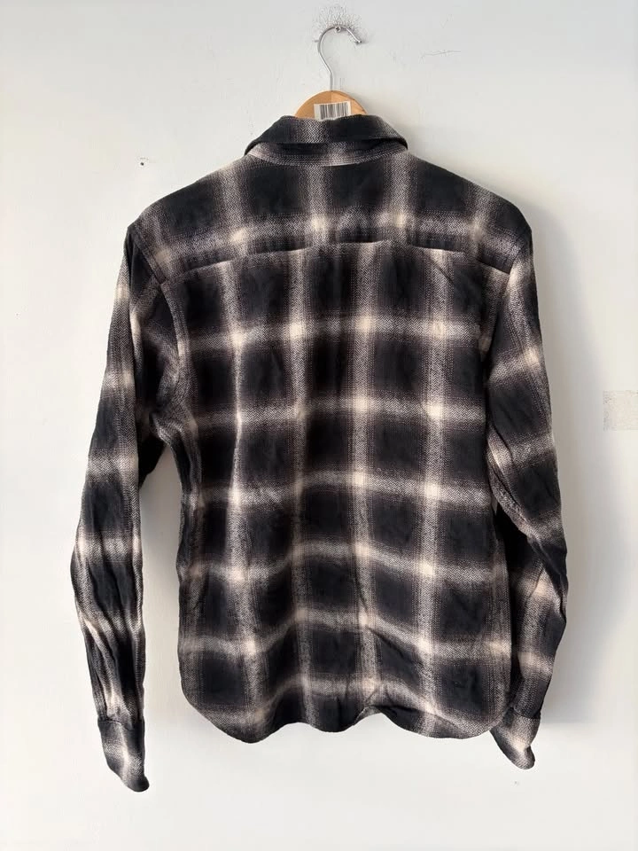 Naked & Famous Mens Plaid Flannel Shirt Size M - photo 5