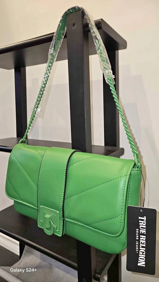 True Religion Green Woman Handbag/Shoulder Bag