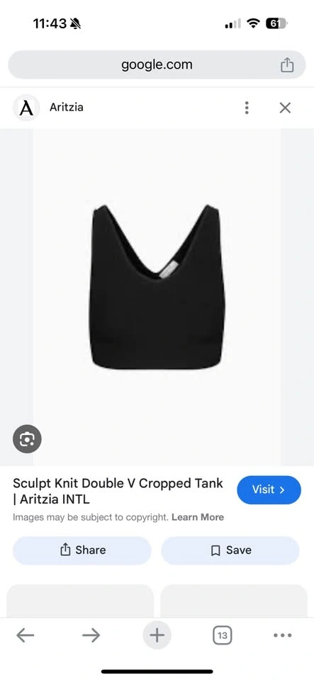 Aritizia Babaton Cropped Tank - photo 2