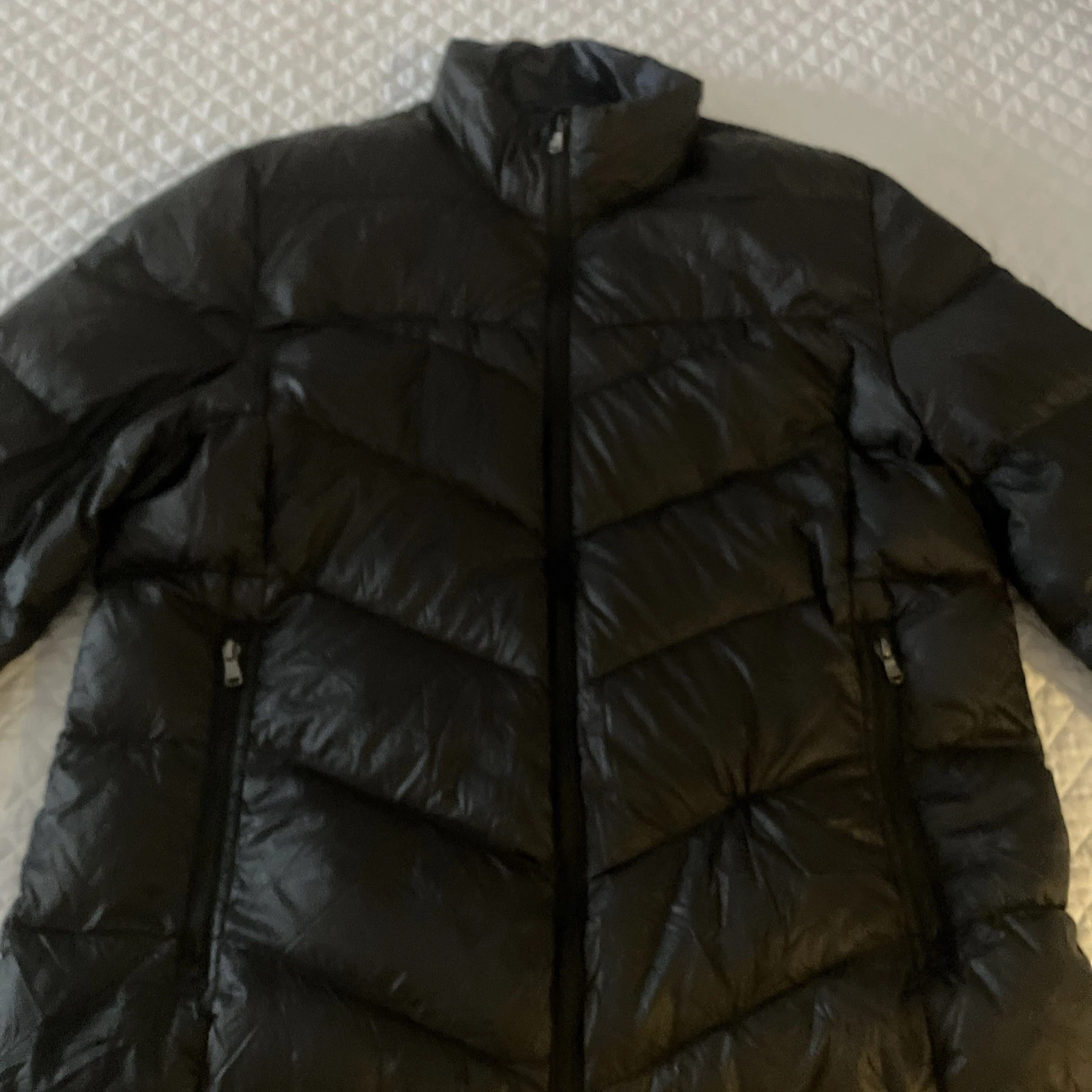 Michael Kors Down Fill Quilted Packable Black Puffer Jacket XL