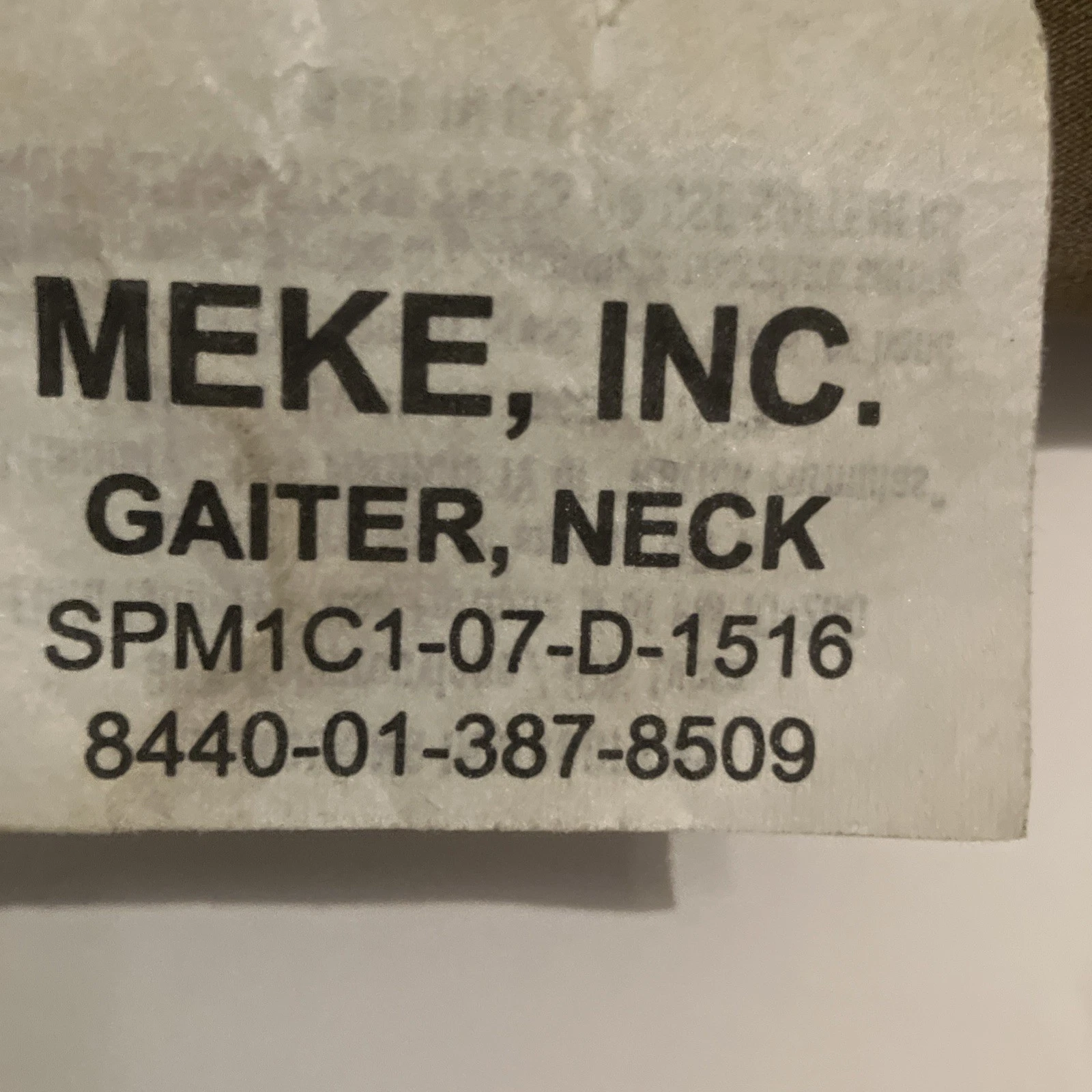 U.S. Military Gaiter, Neck 8440-01-387-8509 - photo 2