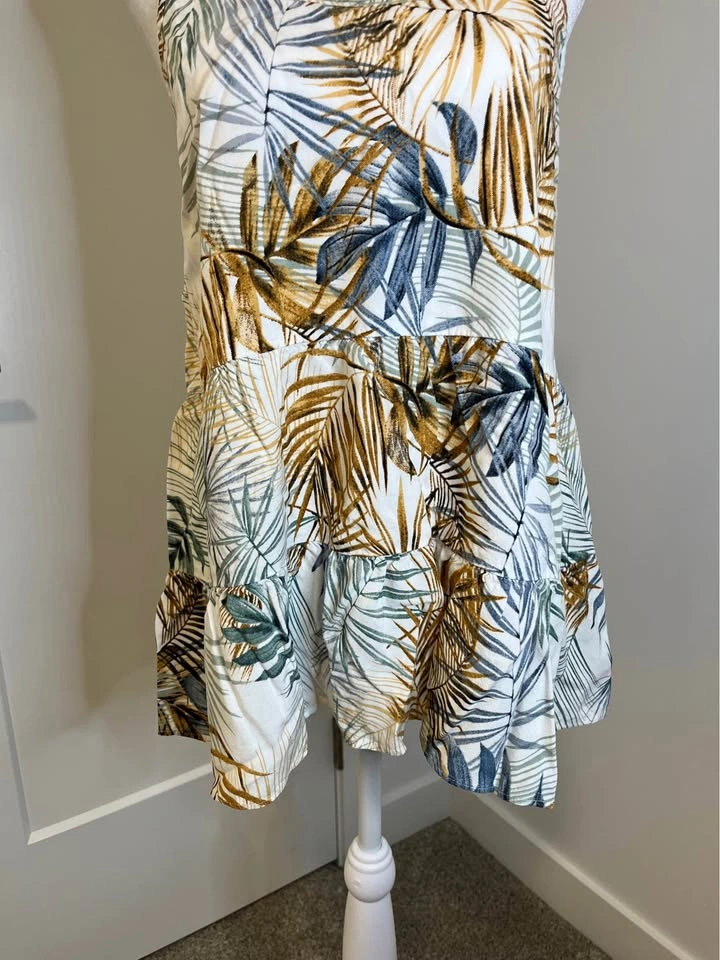 KISMET Tropical Print Spaghetti Strap Tank Top - Size M - photo 3