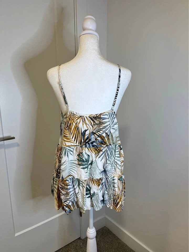KISMET Tropical Print Spaghetti Strap Tank Top - Size M - photo 5