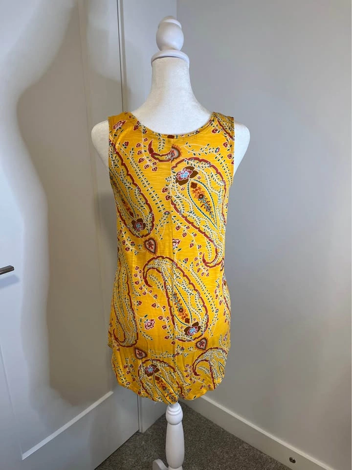 GEORGE Sleeveless Paisley Scoop Neck Tank Top - photo 3