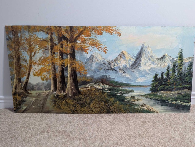 Mountain Landscape Painting (no frame)