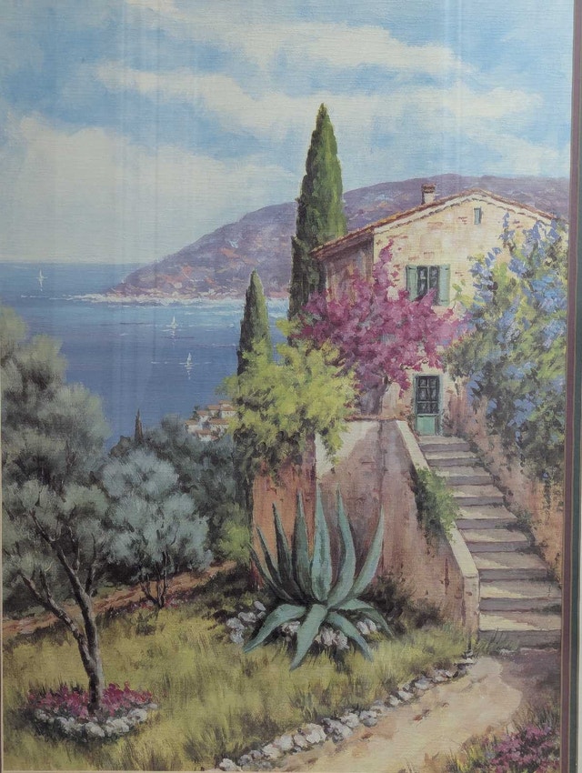 Framed Print - Mediterranean Coast