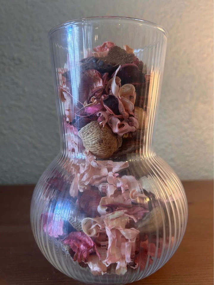 IKEA PÅDRAG Vase with Pink Potpourri – Decorative Accent - photo 2