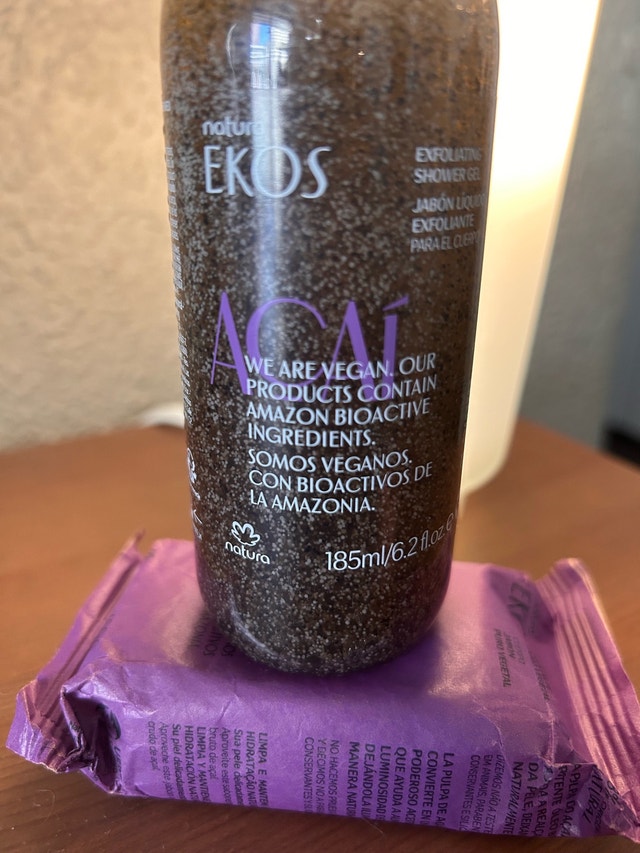 Natura Ekos Açaí Exfoliating Shower Gel & Bar Soap Set - photo 4