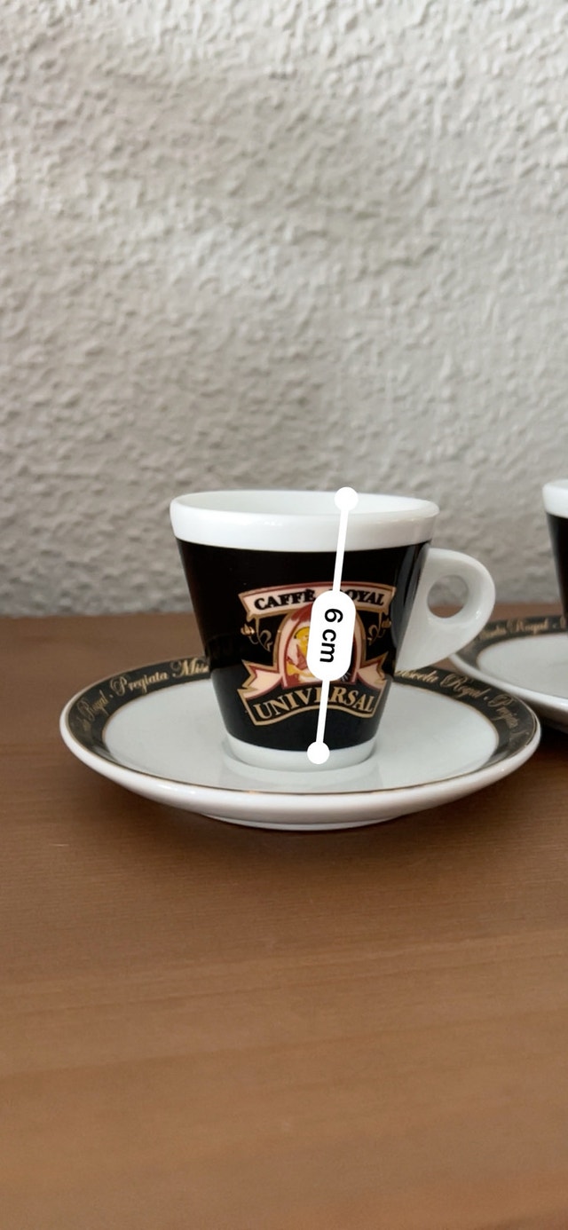 Vintage Caffè Royal Espresso Cup & Saucer Set - photo 2