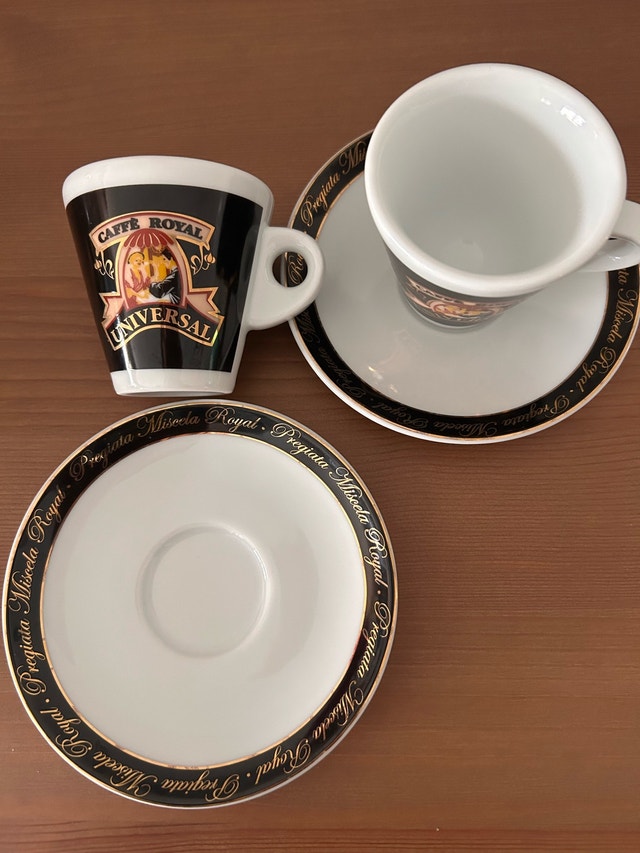 Vintage Caffè Royal Espresso Cup & Saucer Set - photo 3