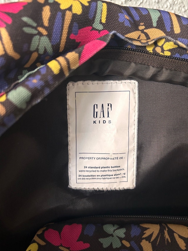 Gap Kids Floral Recycled Material Backpack - photo 3