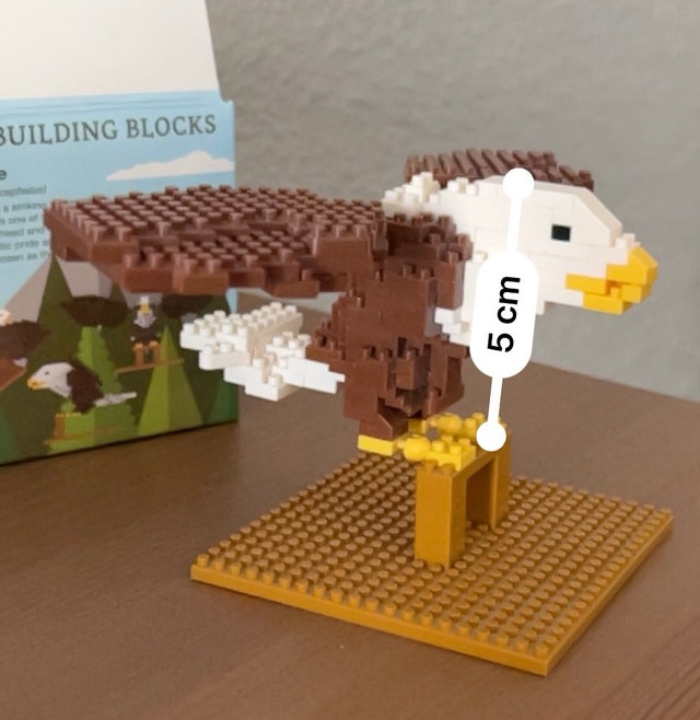 Mini Building Blocks: Bald Eagle Set (207 Pieces) - photo 5