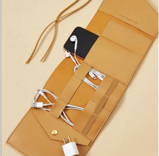 Glass Ladder & Co. Katherine Tech Organizer Roll – Travel Pouch