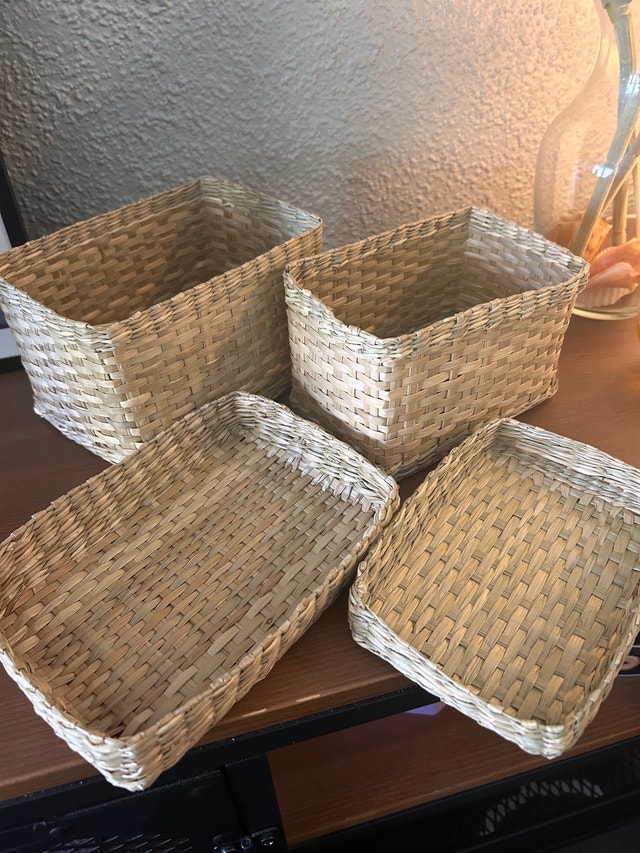 IKEA LURPASSA Box with lid, set of 2, seagrass - photo 5