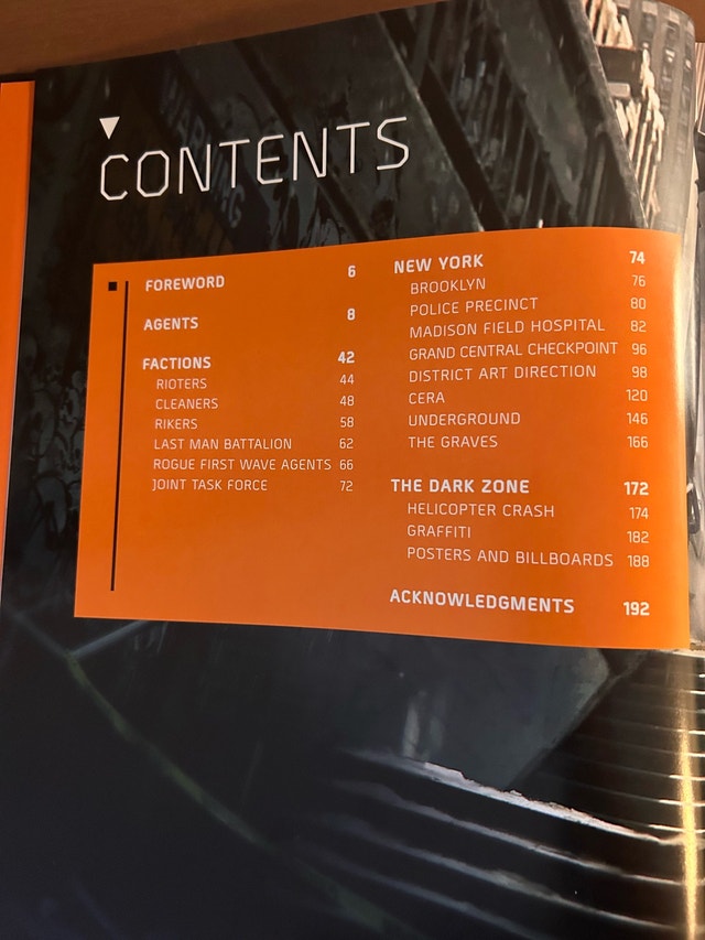 The Art of The Division Hardcover Book - photo 4