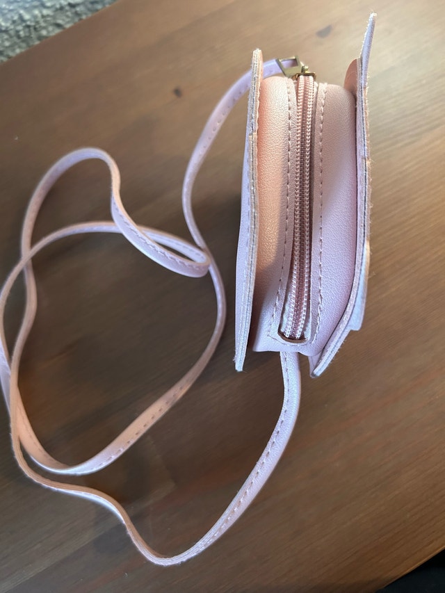 Pink Cat Face Crossbody Mini Bag for Girls - photo 3