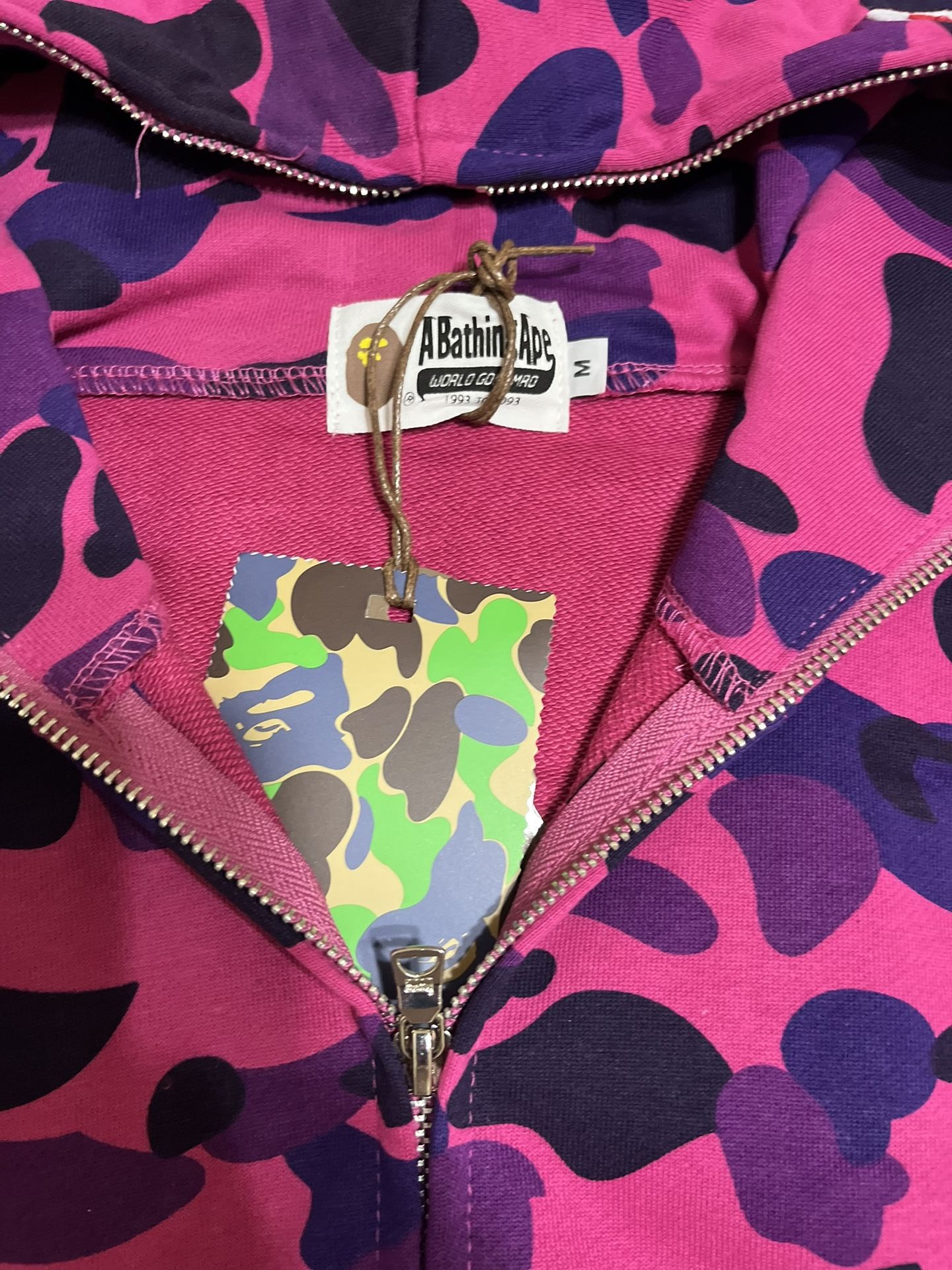 Bape Zip Up Purple Size Medium - photo 2