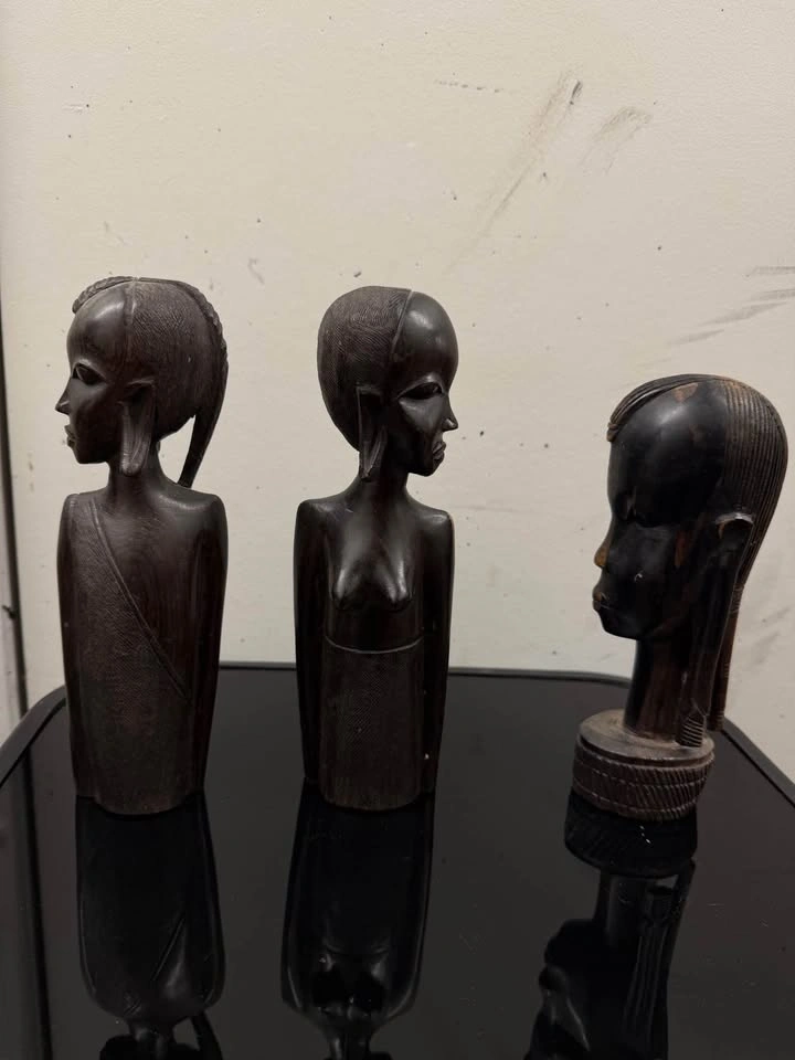 Hand Carved Totem Pole Style Sculpture - photo 3