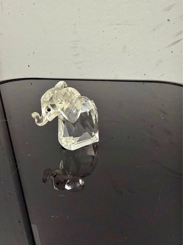 Swarovski Crystal Elephant Figurine