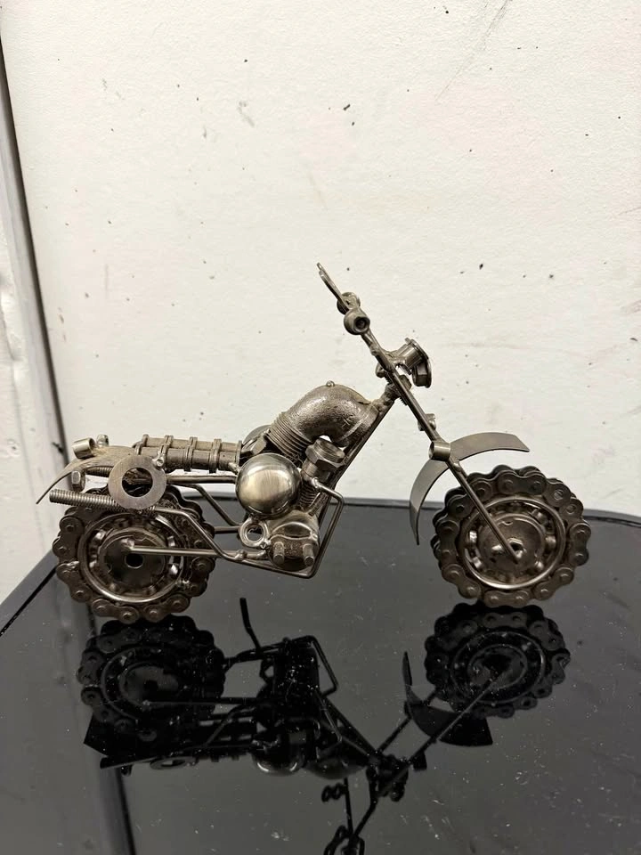Unique Biker Themed Decor Set