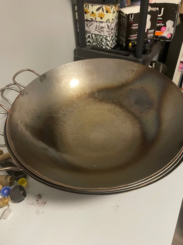 Town 34722 22" Hand Hammered Cantonese Wok X 6 - photo 2