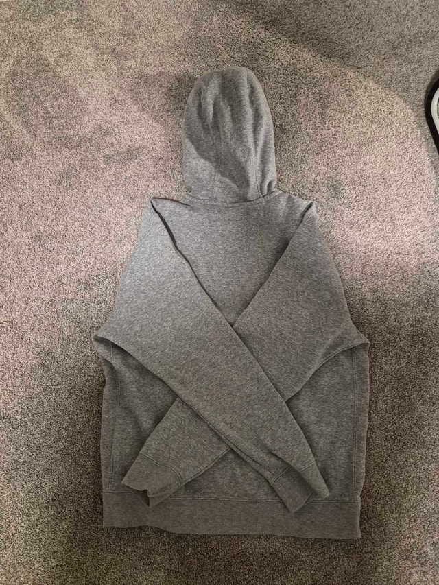 Grey Nike Fleece Hoodie - photo 2