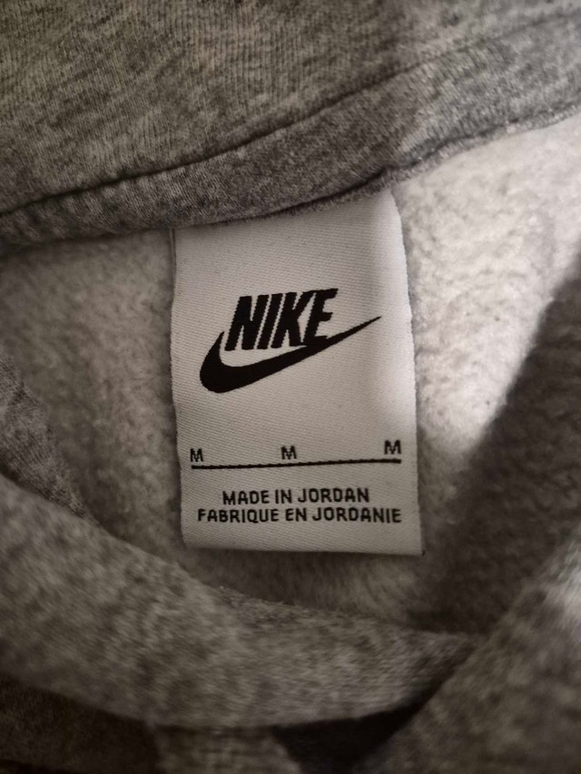 Grey Nike Fleece Hoodie - photo 3