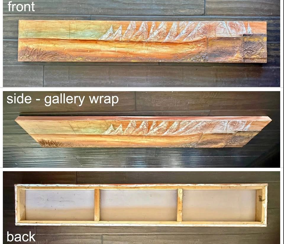 Long/Narrow ABSTRACT ART - 59” x 20”