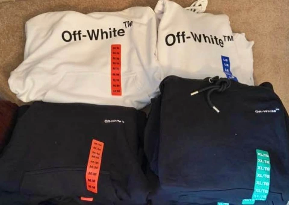 Off-White Hoodies (Large in White Color) 🔥 - photo 2