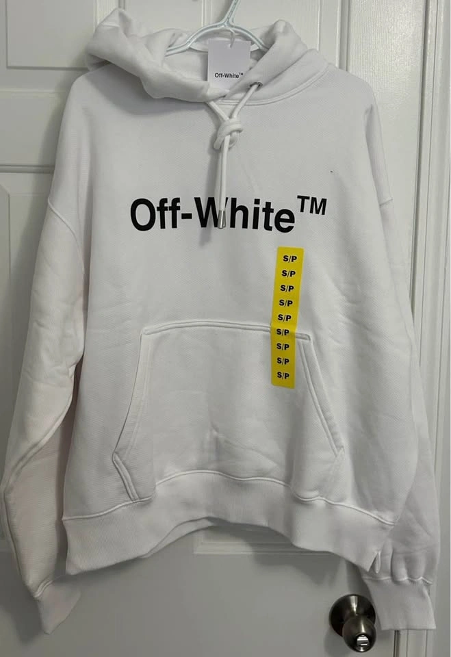 Off-White Hoodies (Large in White Color) 🔥 - photo 3