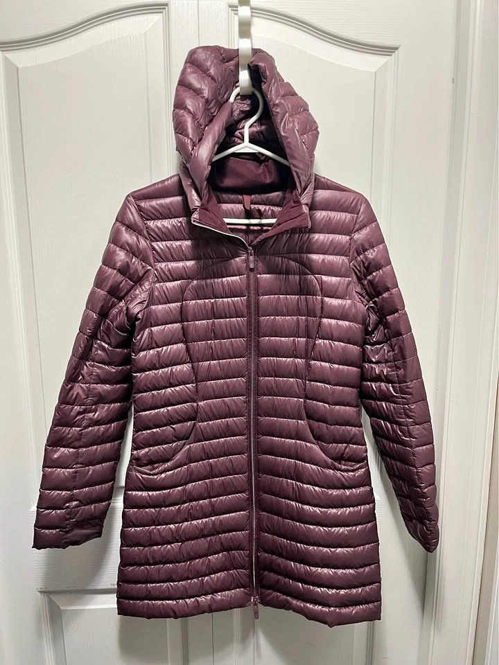 Lululemon Goose Down Parka - Maroon (Brave the Cold) Size 4