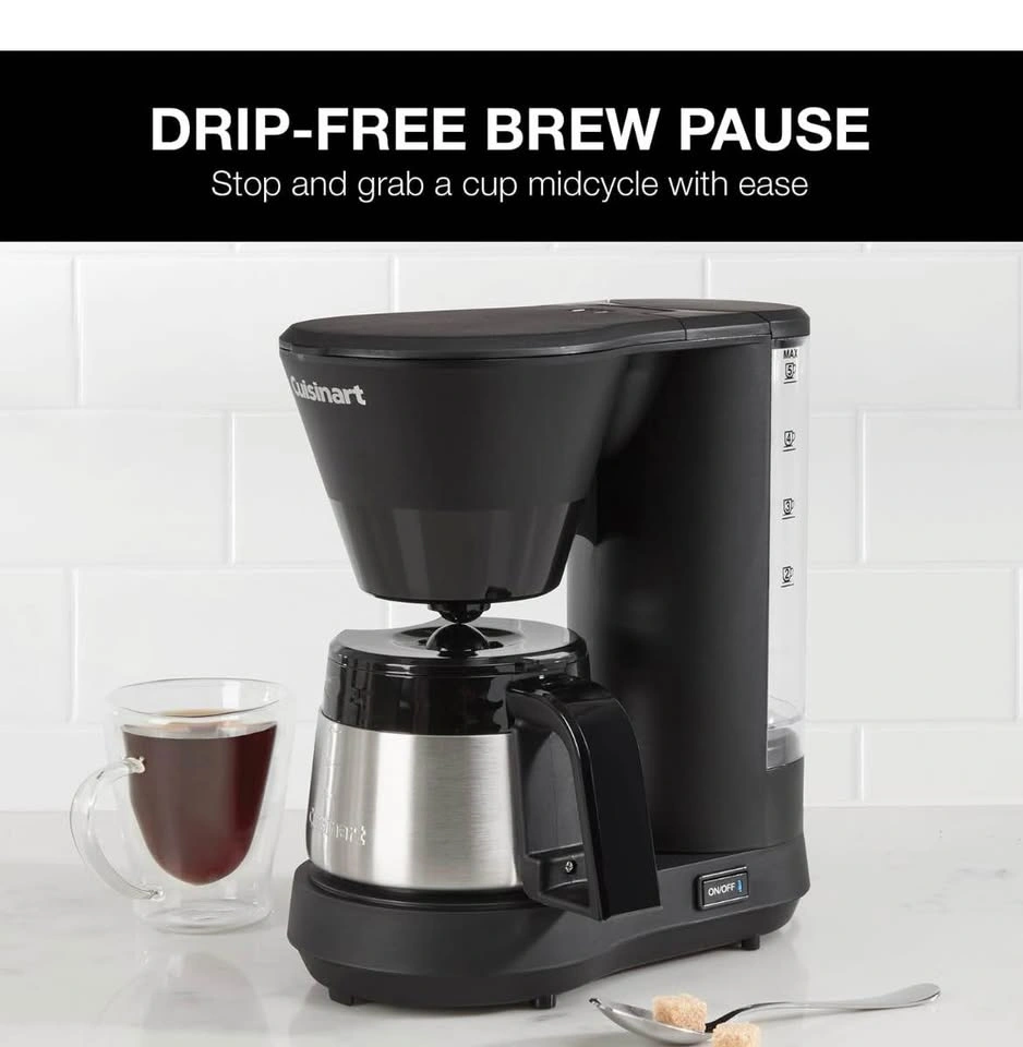 Cuisinart 5-Cup Coffee Maker - Like New - photo 5