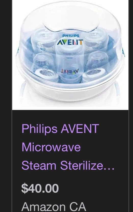Avent Sterilizer (Microwavable) - photo 3