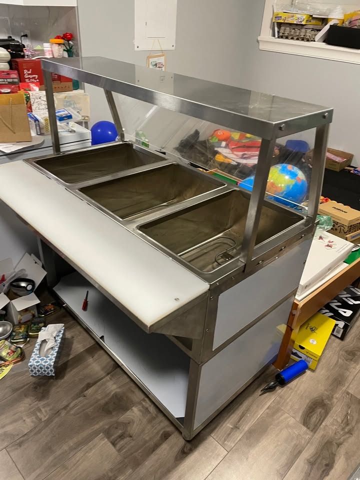 ServIt 3-Pan Electric Steam Table with Sneeze Guard - photo 2