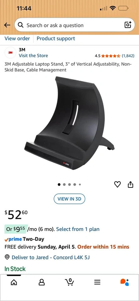 3M Adjustable Laptop Stand