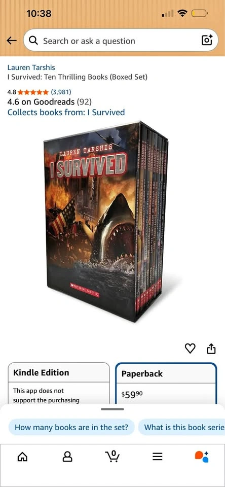 I Survived: Ten Thrilling Books (Boxed Set)