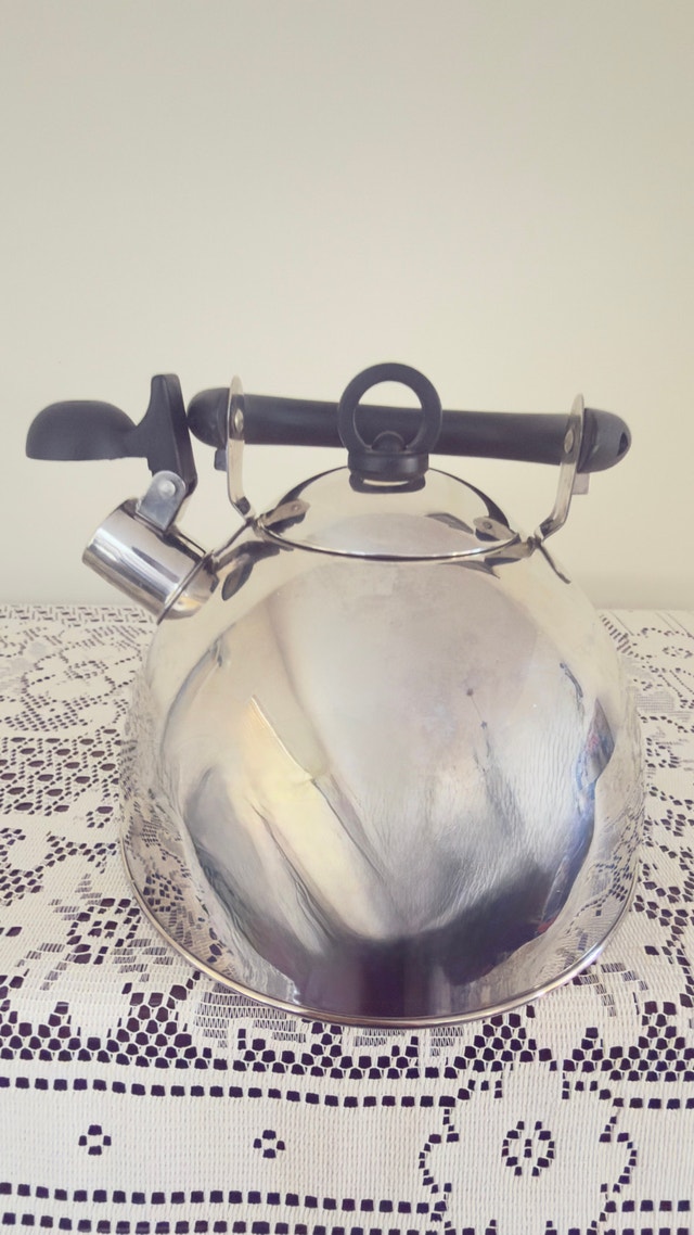 Kettle with whistle stainless steel - photo 2