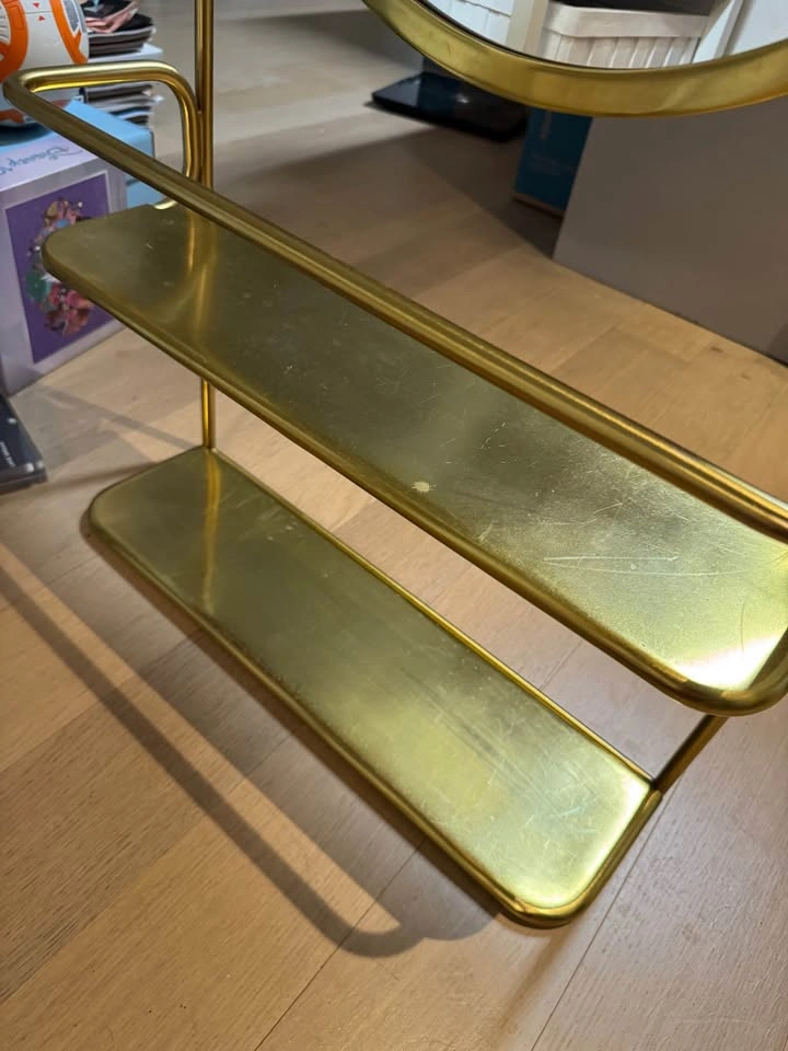 GOOD CONDITION - Brass Hallway Mirror 20 W x 36 H - photo 4
