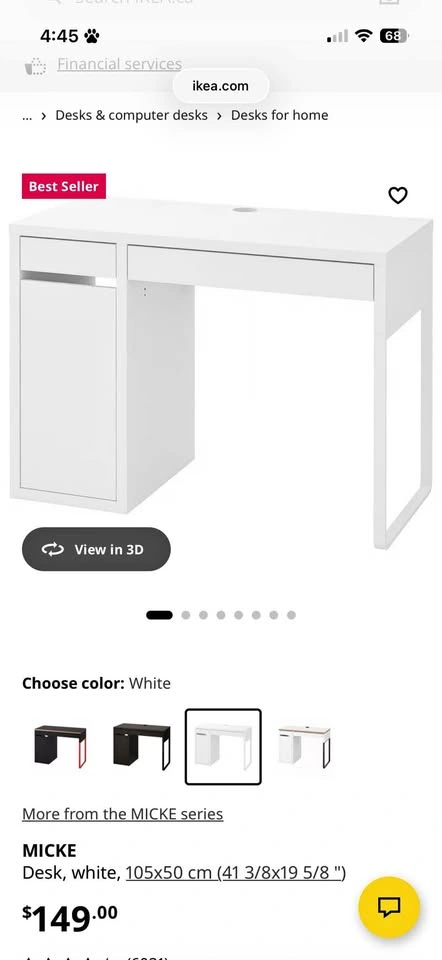 Ikea Micke Desk