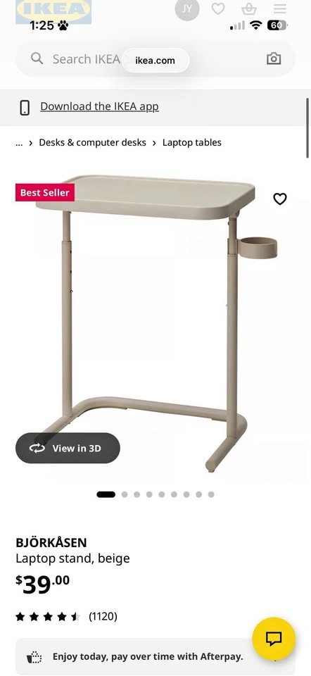 Ikea laptop stand